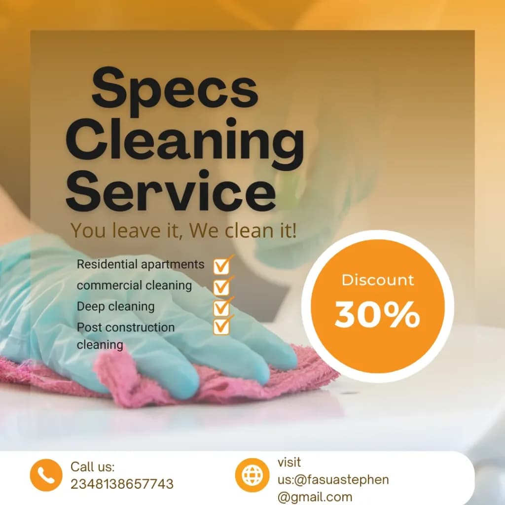 Specs cleaning services 1